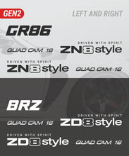 Load image into Gallery viewer, GR86 / BRZ STYLE DOOR BANNER (GEN 2) - PAIR
