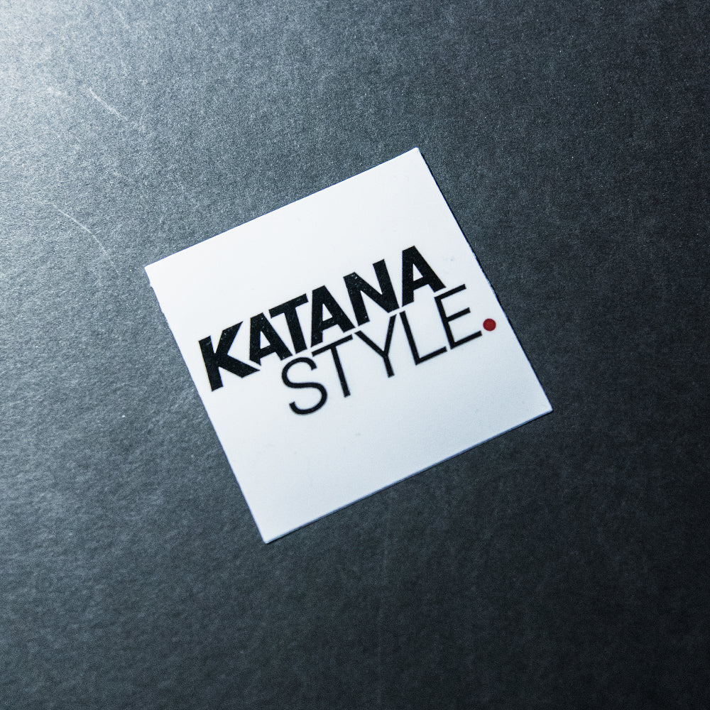 KATANA STYLE S3 BOX STICKER (WHITE)